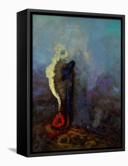 Dream, 1904.-Odilon Redon-Framed Stretched Canvas