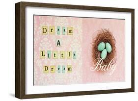 Dream a Little Dream Baby-Vicki Dvorak-Framed Art Print