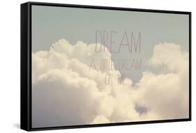 Dream a Little Dream-Vintage Skies-Framed Stretched Canvas