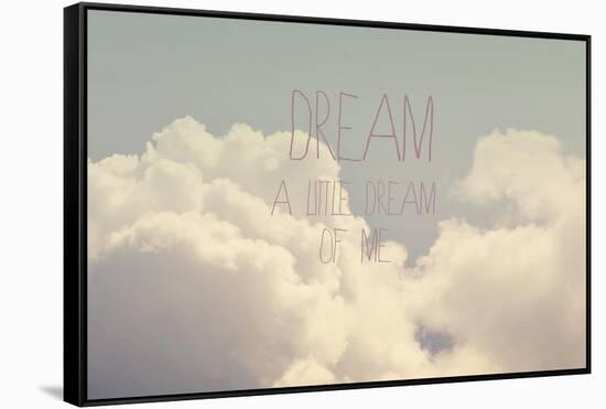 Dream a Little Dream-Vintage Skies-Framed Stretched Canvas