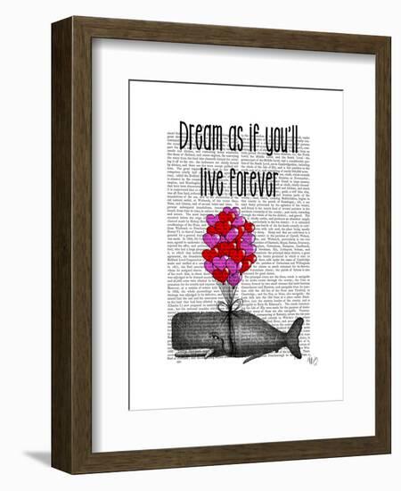 Dream as If You'll Live Forever-Fab Funky-Framed Art Print