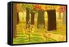 Dream Autumn Forest-Milovelen-Framed Stretched Canvas