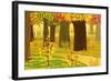 Dream Autumn Forest-Milovelen-Framed Art Print