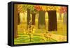 Dream Autumn Forest-Milovelen-Framed Stretched Canvas