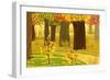 Dream Autumn Forest-Milovelen-Framed Premium Giclee Print