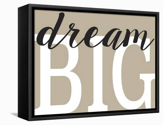 Dream Big 2-Leslie Wing-Framed Stretched Canvas