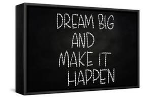 Dream Big and Make it Happen-airdone-Framed Stretched Canvas