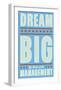 Dream Big (blue)-John Golden-Framed Art Print