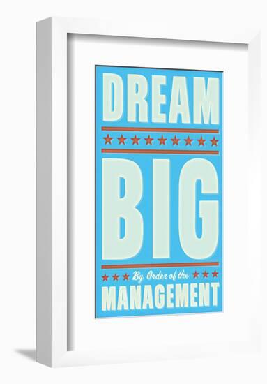 Dream Big (blue)-John Golden-Framed Art Print