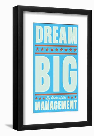 Dream Big (blue)-John Golden-Framed Giclee Print