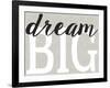 Dream Big Distressed Treatment-Leslie Wing-Framed Giclee Print