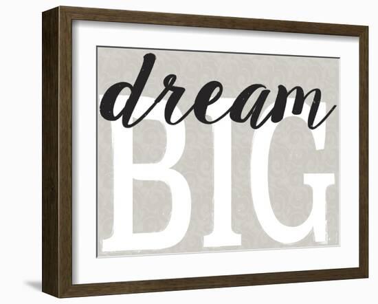 Dream Big Distressed Treatment-Leslie Wing-Framed Giclee Print