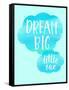 Dream Big Little One-Bella Dos Santos-Framed Stretched Canvas