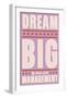 Dream Big (pink)-John Golden-Framed Art Print