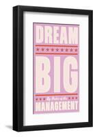 Dream Big (pink)-John Golden-Framed Art Print