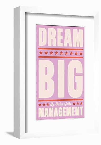 Dream Big (pink)-John Golden-Framed Art Print