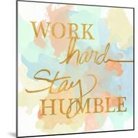 Dream Big & Work Hard Watercolor II-Sd Graphics Studio-Mounted Art Print