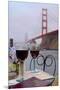 Dream Cafe Golden Gate Bridge #39-Alan Blaustein-Mounted Premium Photographic Print