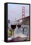 Dream Cafe Golden Gate Bridge #39-Alan Blaustein-Framed Stretched Canvas