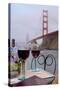Dream Cafe Golden Gate Bridge #39-Alan Blaustein-Stretched Canvas