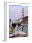 Dream Cafe Golden Gate Bridge #39-Alan Blaustein-Framed Premium Photographic Print