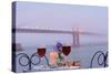 Dream Cafe Golden Gate Bridge #57-Alan Blaustein-Stretched Canvas