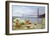 Dream Cafe Golden Gate Bridge #66-Alan Blaustein-Framed Photographic Print