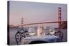 Dream Cafe Golden Gate Bridge #78-Alan Blaustein-Stretched Canvas