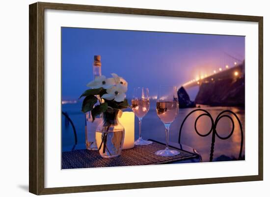 Dream Cafe Golden Gate Bridge #7-Alan Blaustein-Framed Photographic Print