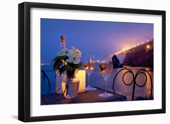 Dream Cafe Golden Gate Bridge #7-Alan Blaustein-Framed Photographic Print