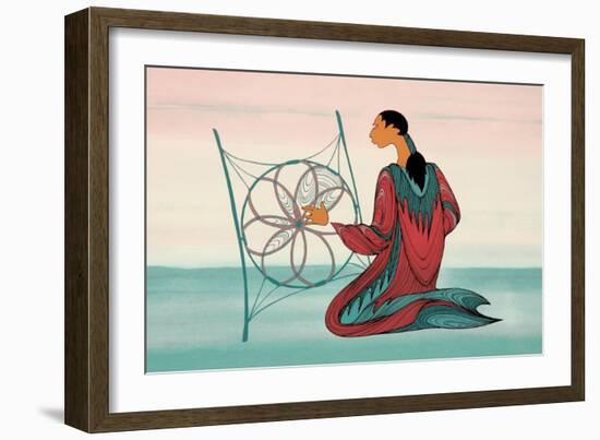 Dream Catcher-Maxine Noel-Framed Art Print