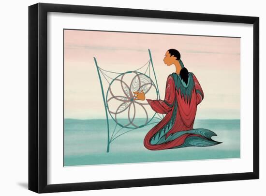 Dream Catcher-Maxine Noel-Framed Art Print