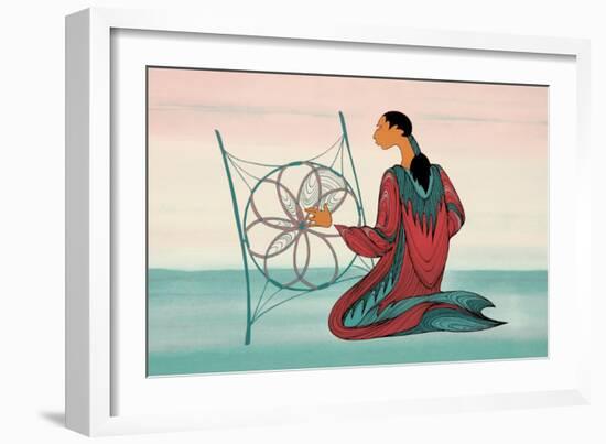 Dream Catcher-Maxine Noel-Framed Art Print