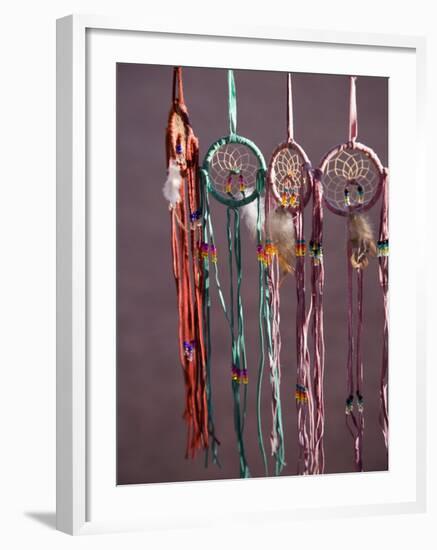 Dream Catchers, Navajo Souvenirs, Monument Valley Navajo Tribal Park, United States of America-Angelo Cavalli-Framed Photographic Print