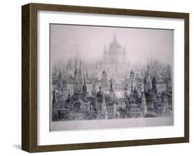 Dream City of Christopher Wren's Buildings, 1842-William Richardson-Framed Giclee Print