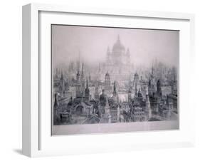 Dream City of Christopher Wren's Buildings, 1842-William Richardson-Framed Giclee Print