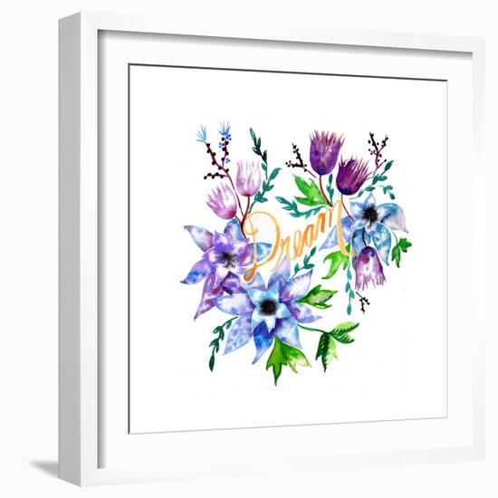 Dream, Enchanted Garden-Esther Bley-Framed Art Print