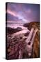 Dream Falls, Ocean Waterfall, California Coast, Sonoma-Vincent James-Stretched Canvas