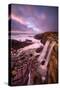 Dream Falls, Ocean Waterfall, California Coast, Sonoma-Vincent James-Stretched Canvas