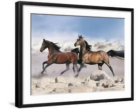 Dream Horses 039-Bob Langrish-Framed Photographic Print