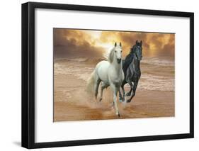 Dream Horses 046-Bob Langrish-Framed Photographic Print