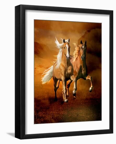 Dream Horses 075-Bob Langrish-Framed Photographic Print