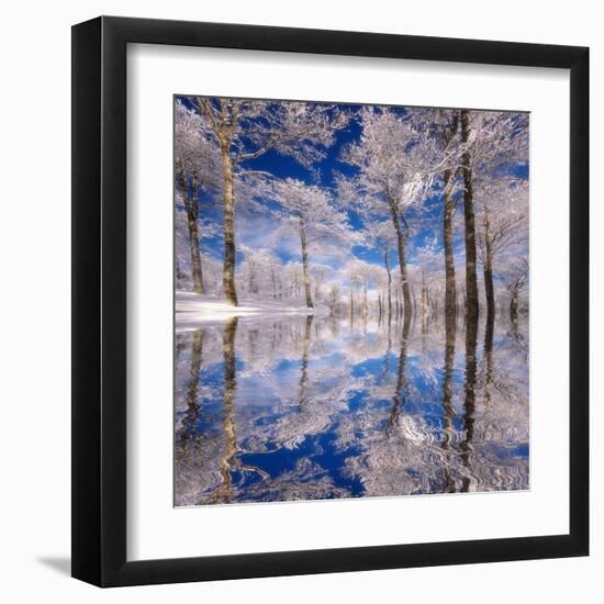 Dream in Blue-Philippe Sainte-Laudy-Framed Premium Photographic Print