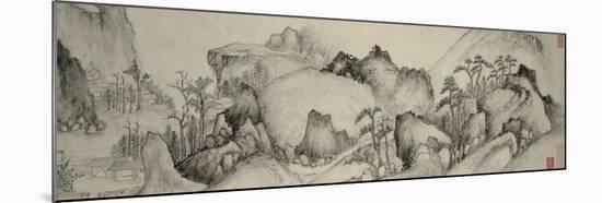 Dream Journey to Rivers and Mountains, Qing Dynasty (1644-1912), C.1655-Cheng Zhengkui-Mounted Giclee Print