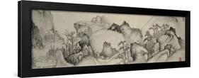 Dream Journey to Rivers and Mountains, Qing Dynasty (1644-1912), C.1655-Cheng Zhengkui-Framed Giclee Print