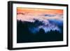 Dream Landscape of Fog at Sunset, San Francisco, California-Vincent James-Framed Photographic Print