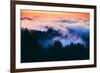 Dream Landscape of Fog at Sunset, San Francisco, California-Vincent James-Framed Photographic Print