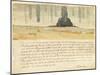 Dream Landscape with Text, 1526-Albrecht Dürer-Mounted Giclee Print