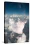 Dream like Surreal Double Exposure Portrait of Attractive Lady Combined with Aerial View Photograph-Victor Tongdee-Stretched Canvas