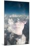 Dream like Surreal Double Exposure Portrait of Attractive Lady Combined with Aerial View Photograph-Victor Tongdee-Mounted Premium Photographic Print